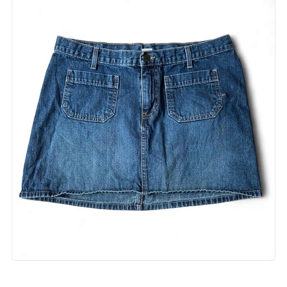 Abercrombie & Fitch Authentic Indigo Denim Skirt Sz10